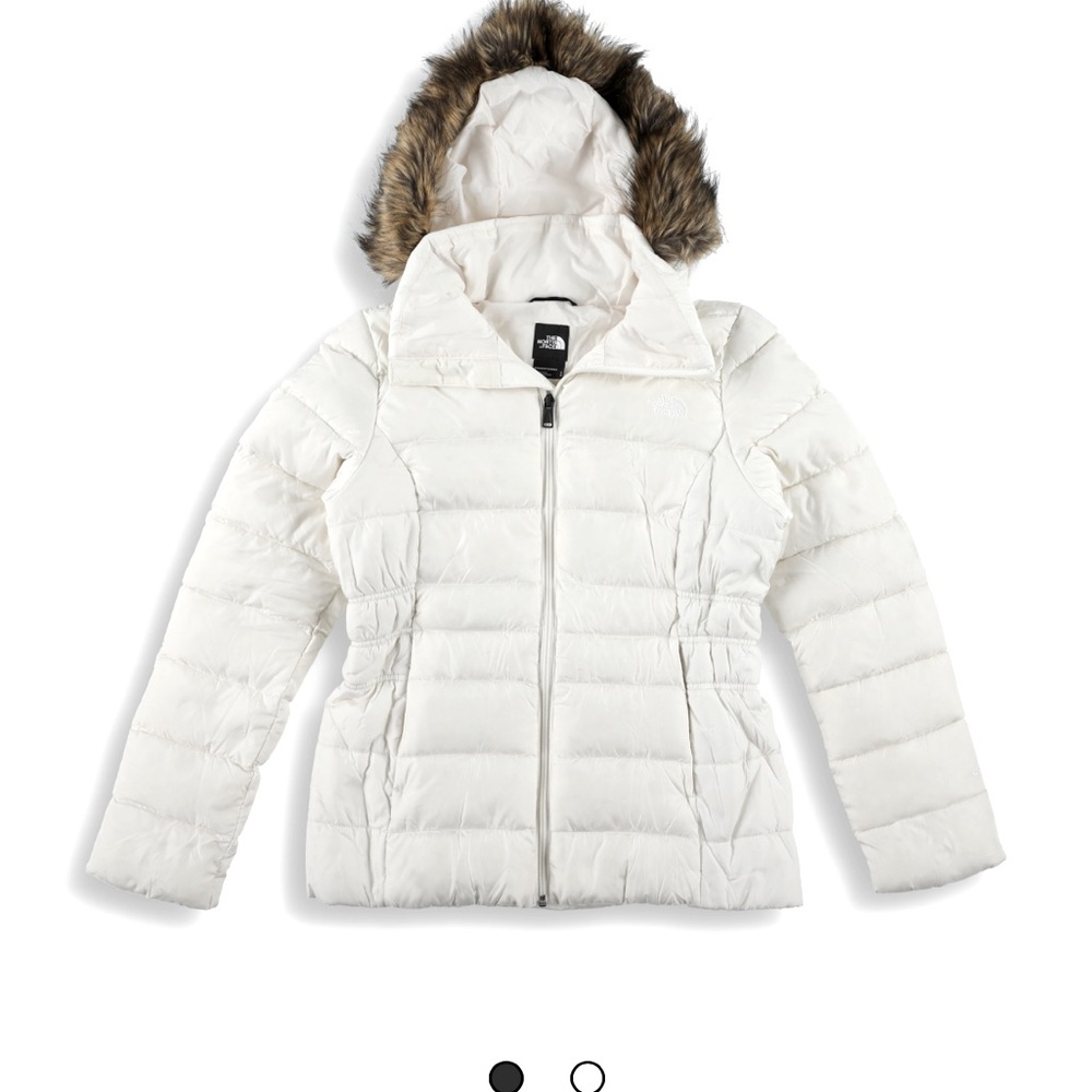 The North Face: W GOTHAM JKT II; Women’s Medium; Gardenia (white)